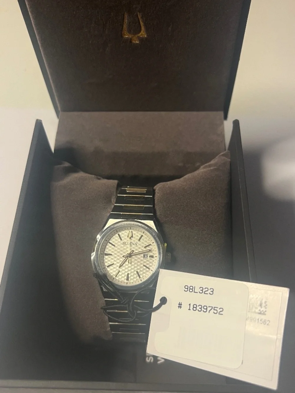 Bulova Classic Women’s Quartz 30m 39mm White Roman Dial Two-Tone SS w/ Box